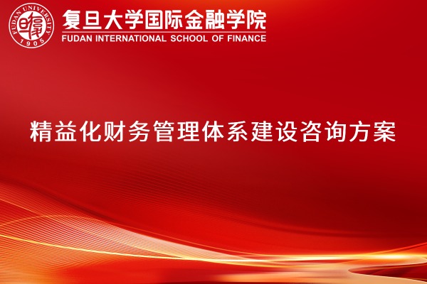 精益化财务管理体系建设咨询方案