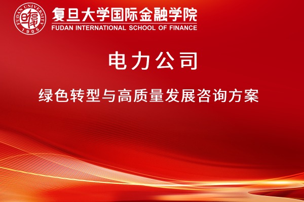 电力公司绿色转型与高质量发展咨询方案