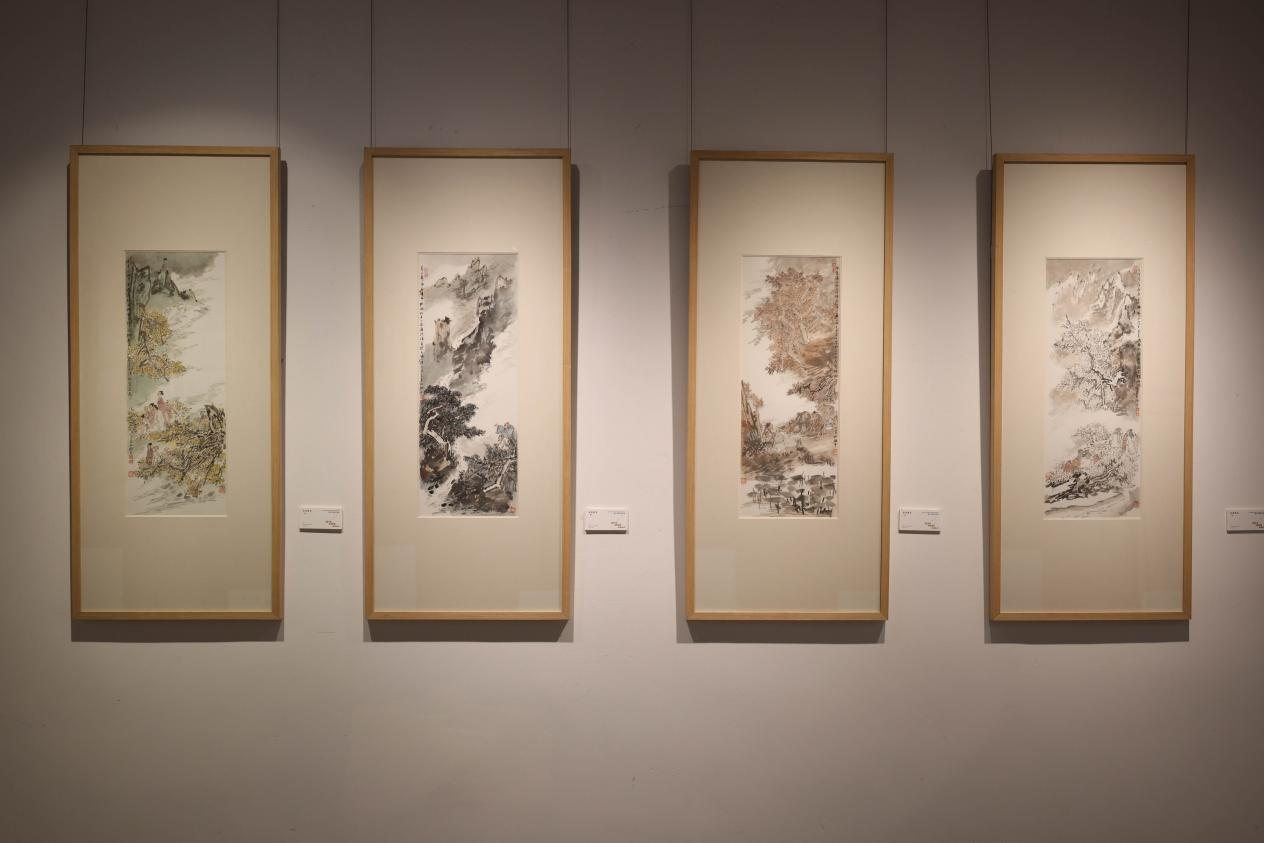 “旦复旦兮・正谊明道・逍遥山水”顾平中国画作品展复旦上医站开幕